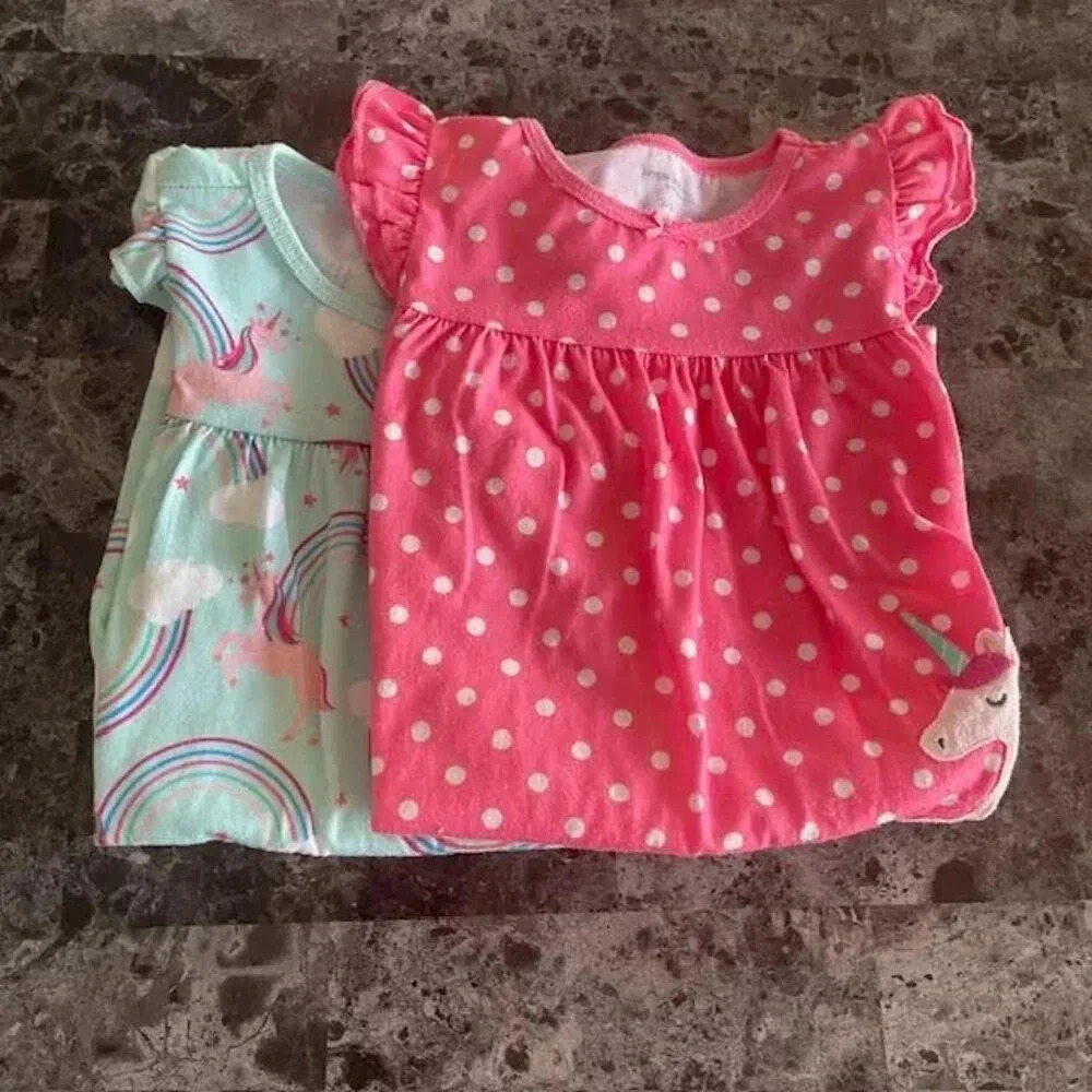 Simple Joys by Carter's Girls' 2-Pack Nightgowns (Size 2-3T)